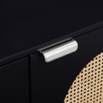 Cane Natural Can And Poplar Wood Sideboard / Buffet