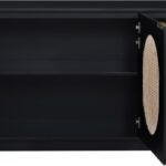 Cane Natural Can And Poplar Wood Sideboard / Buffet