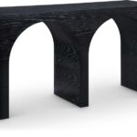 June Oak Wood Console Table