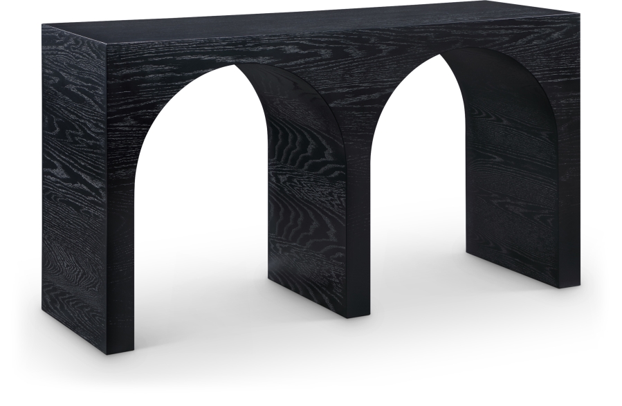 June Oak Wood Console Table