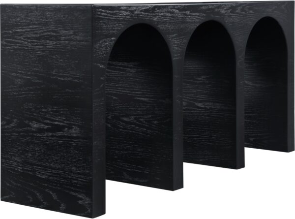 June Oak Wood Console Table