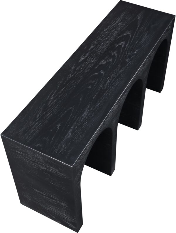 June Oak Wood Console Table