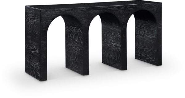 June Oak Wood Console Table