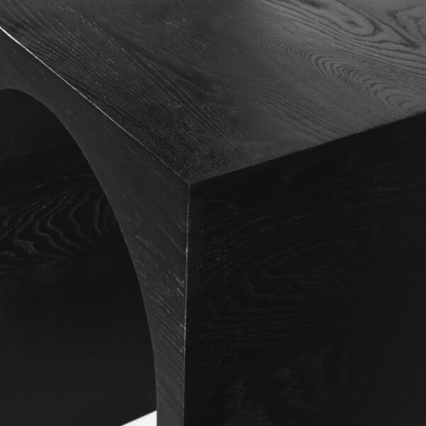 June Oak Wood Console Table