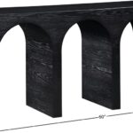 June Oak Wood Console Table