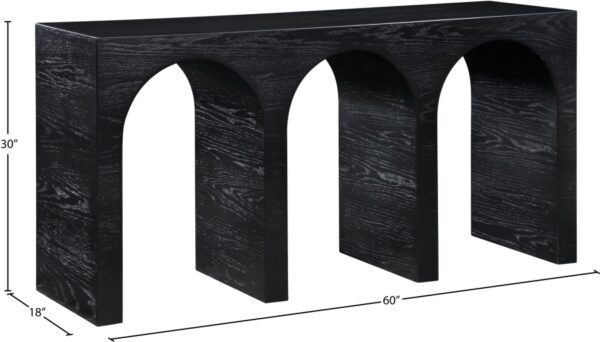 June Oak Wood Console Table