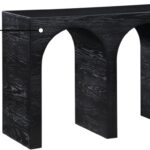 June Oak Wood Console Table