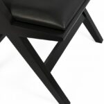 Abby Vegan Leather Upholstered Dining Arm Chair