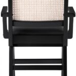 Abby Vegan Leather Upholstered Dining Arm Chair