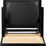 Abby Vegan Leather Upholstered Dining Arm Chair