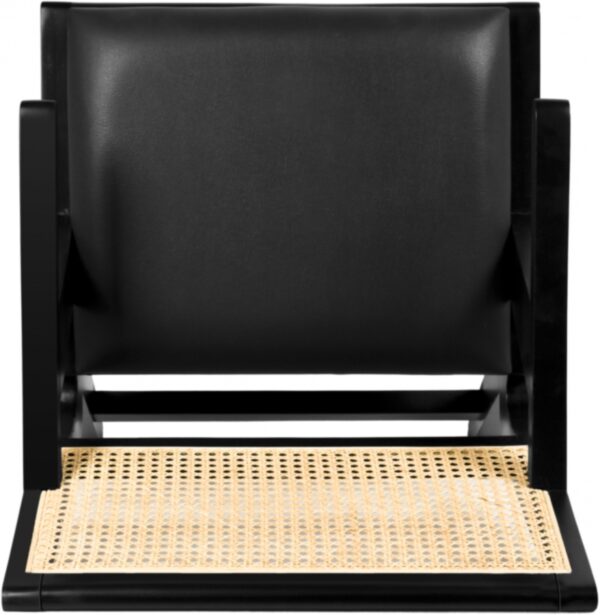 Abby Vegan Leather Upholstered Dining Arm Chair