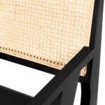 Abby Vegan Leather Upholstered Dining Arm Chair