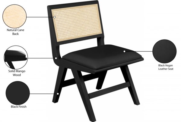 Abby Vegan Leather Upholstered Dining Side Chair