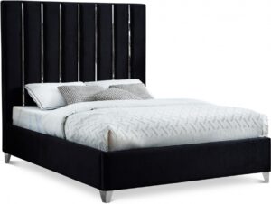 Enzo Velvet Upholstered Bed