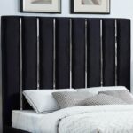 Enzo Velvet Upholstered Bed