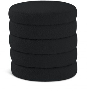 Aphia Boucle Fabric Upholstered Stool
