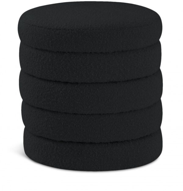 Aphia Boucle Fabric Upholstered Stool
