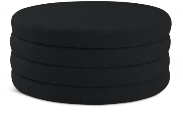 Aphia Boucle Fabric Upholstered Ottoman