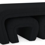 Odelia Boucle Fabric Upholstered Bench