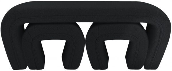 Odelia Boucle Fabric Upholstered Bench