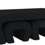 Odelia Boucle Fabric Upholstered Bench