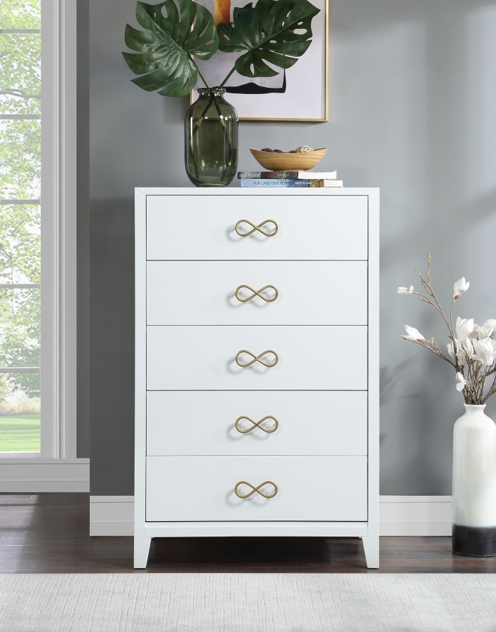 Bowtie Solid Wood Chest