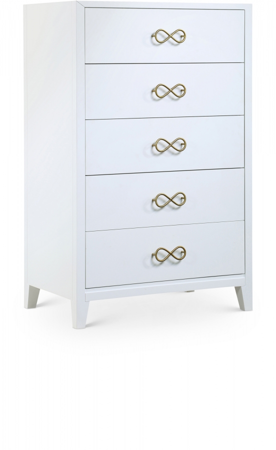 Bowtie Solid Wood Chest