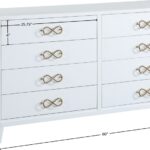 Bowtie Solid Wood Dresser
