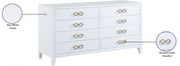Bowtie Solid Wood Dresser