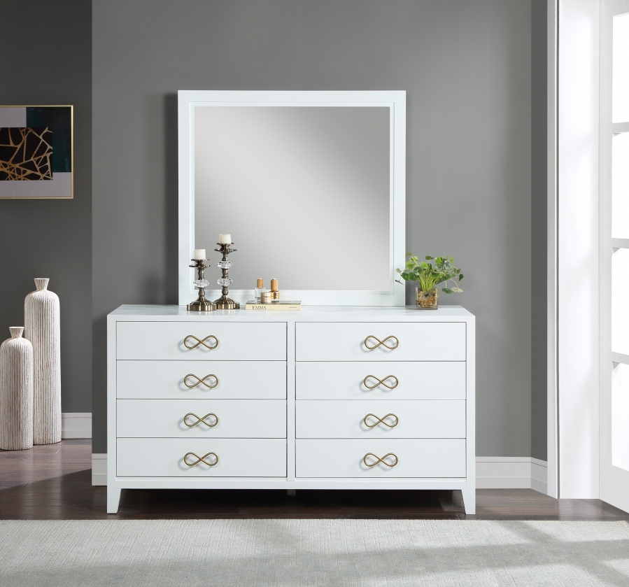 Bowtie Solid Wood Frame Mirror