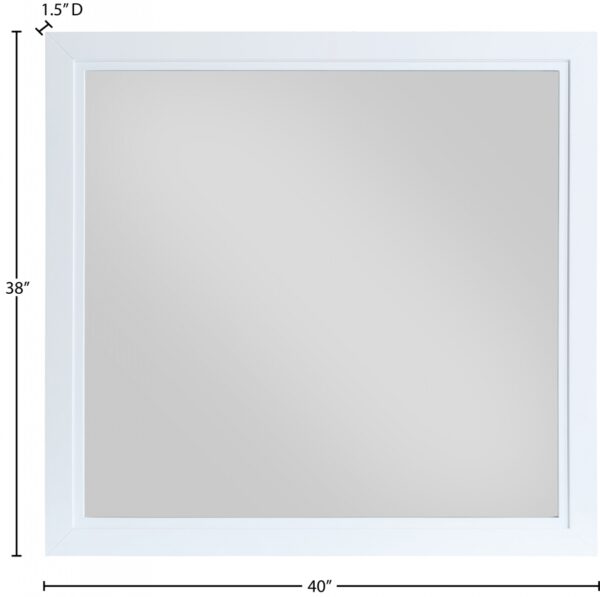 Bowtie Solid Wood Frame Mirror