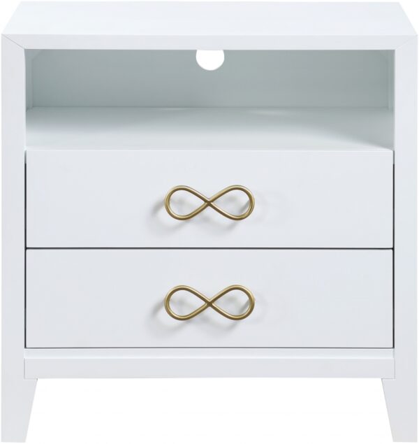 Bowtie Solid Wood Nightstand