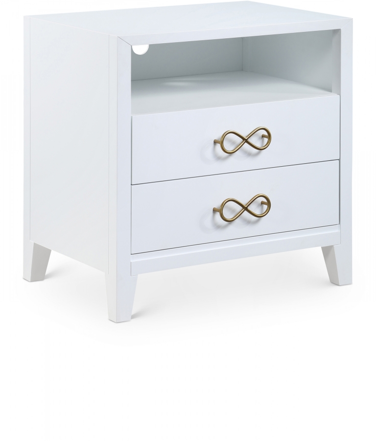 Bowtie Solid Wood Nightstand