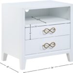 Bowtie Solid Wood Nightstand