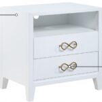 Bowtie Solid Wood Nightstand