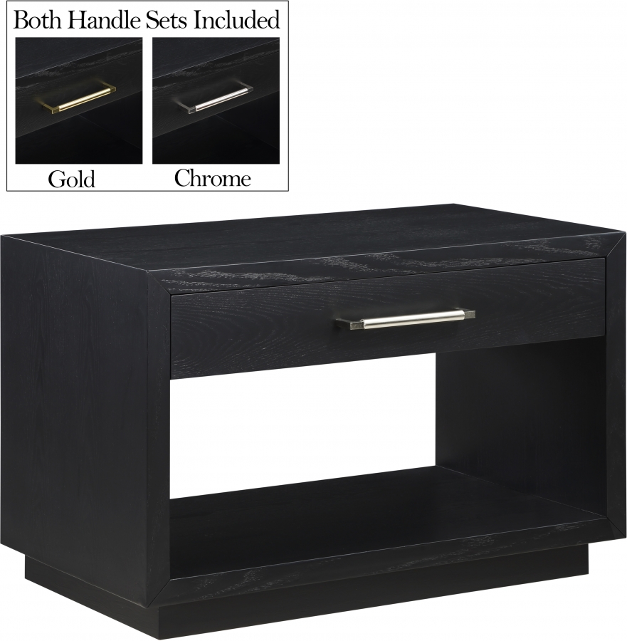 Avery Solid Wood And Ash Veneer Nightstand