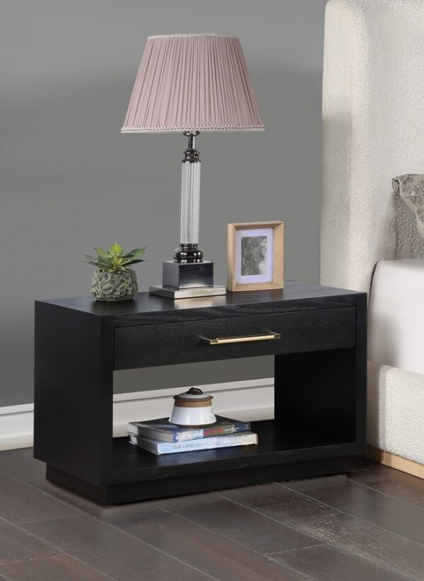 Avery Solid Wood And Ash Veneer Nightstand
