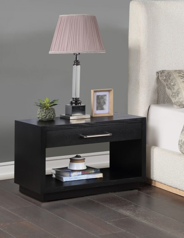 Avery Solid Wood And Ash Veneer Nightstand