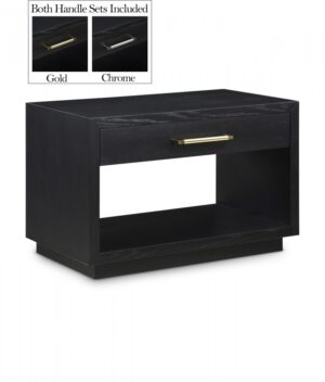 Avery Solid Wood And Ash Veneer Nightstand