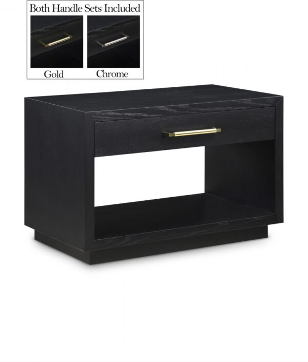 Avery Solid Wood And Ash Veneer Nightstand