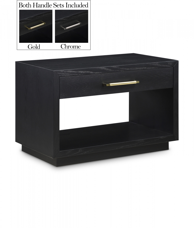 Avery Solid Wood And Ash Veneer Nightstand