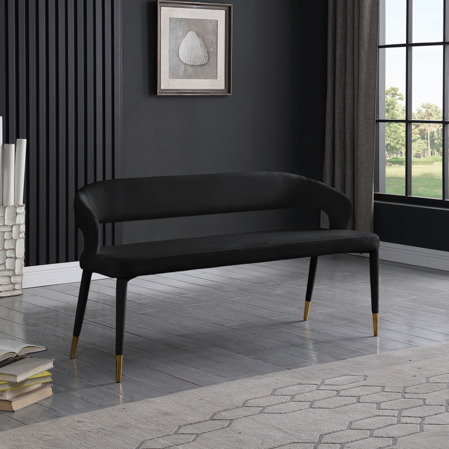 Destiny Velvet Upholstered Bench