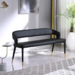 Destiny Vegan Leather Upholstered Bench