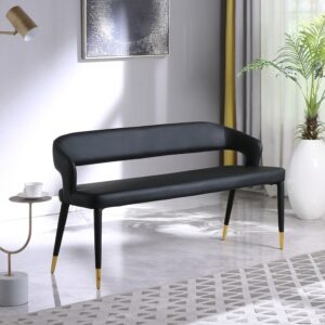 Destiny Vegan Leather Upholstered Bench