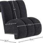 Swoon Faux Sheepskin Upholstered Accent Chair