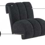 Swoon Faux Sheepskin Upholstered Accent Chair