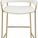 Yara Vegan Leather Upholstered Counter Stool