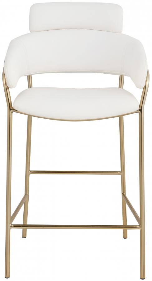 Yara Vegan Leather Upholstered Counter Stool