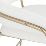 Yara Vegan Leather Upholstered Counter Stool