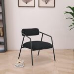 Carly Boucle Fabric Upholstered Accent Chair